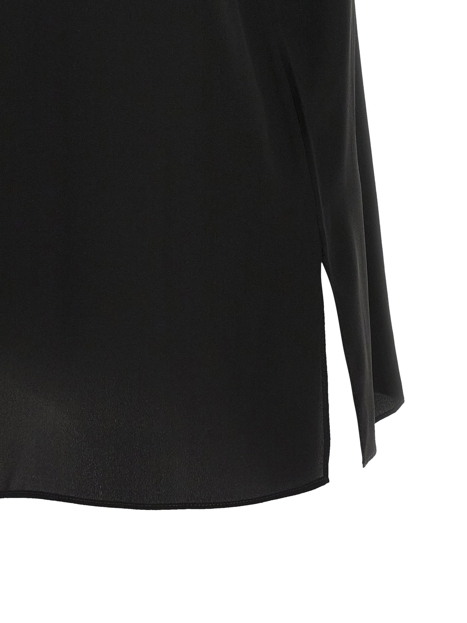 Brunello Cucinelli Monile Silk Top Black