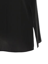 Brunello Cucinelli Monile Silk Top Black