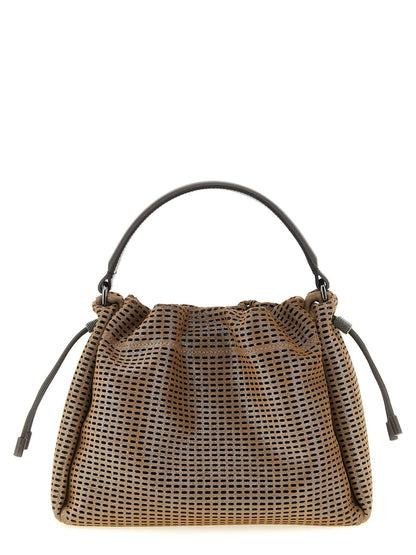 Brunello Cucinelli Bucket Mellow Small Handbag Brown
