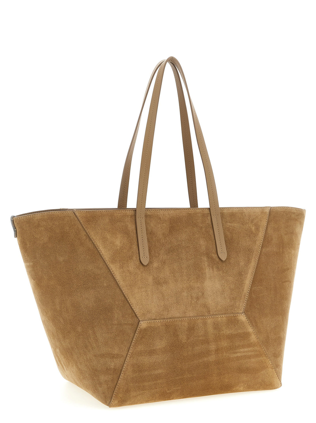 Brunello Cucinelli Bc Duo Maxi Shoulder Bag Brown