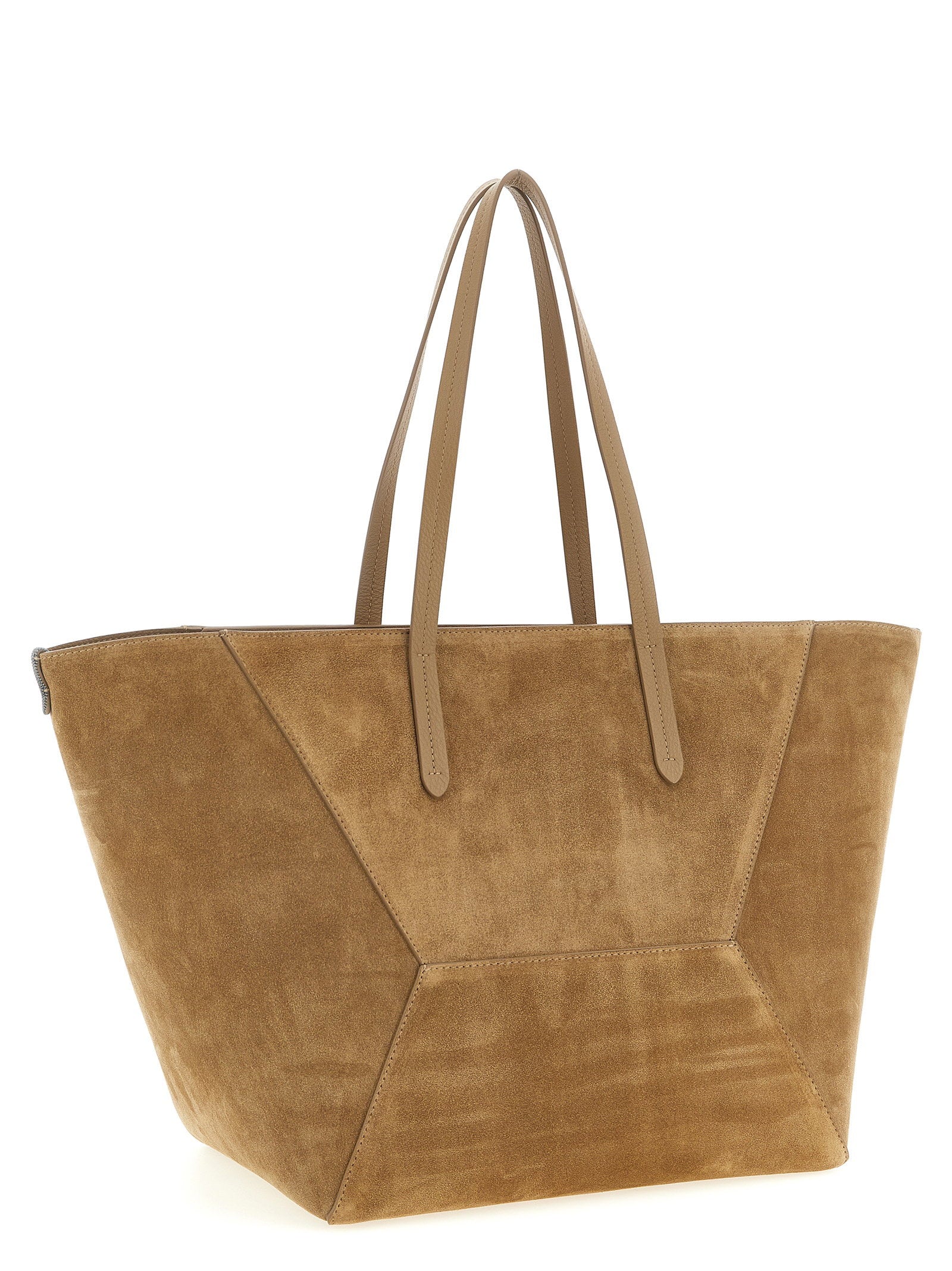 Brunello Cucinelli Bc Duo Maxi Shoulder Bag Brown