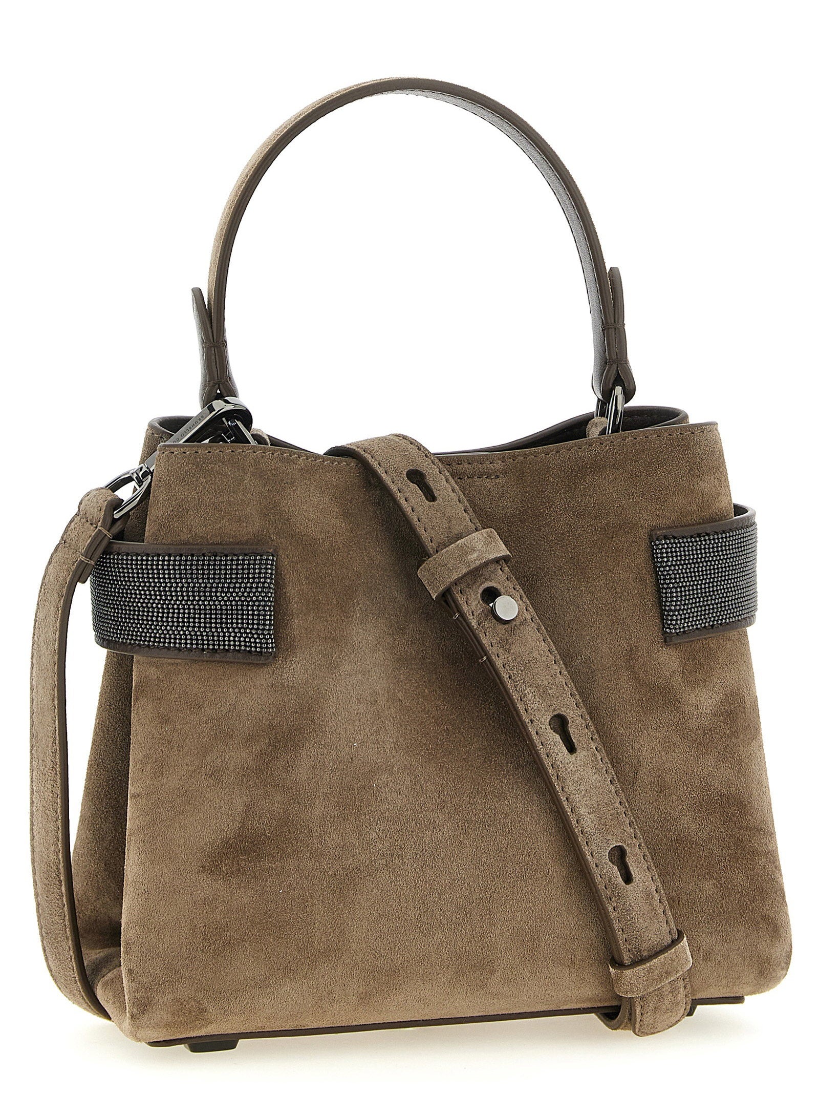 Brunello Cucinelli Essence Small Handbag Brown