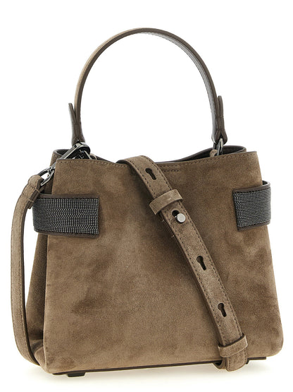 Brunello Cucinelli Essence Small Handbag Brown