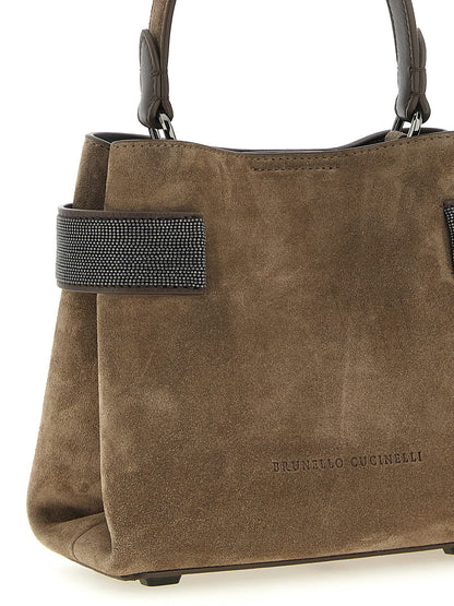 Brunello Cucinelli Essence Small Handbag Brown
