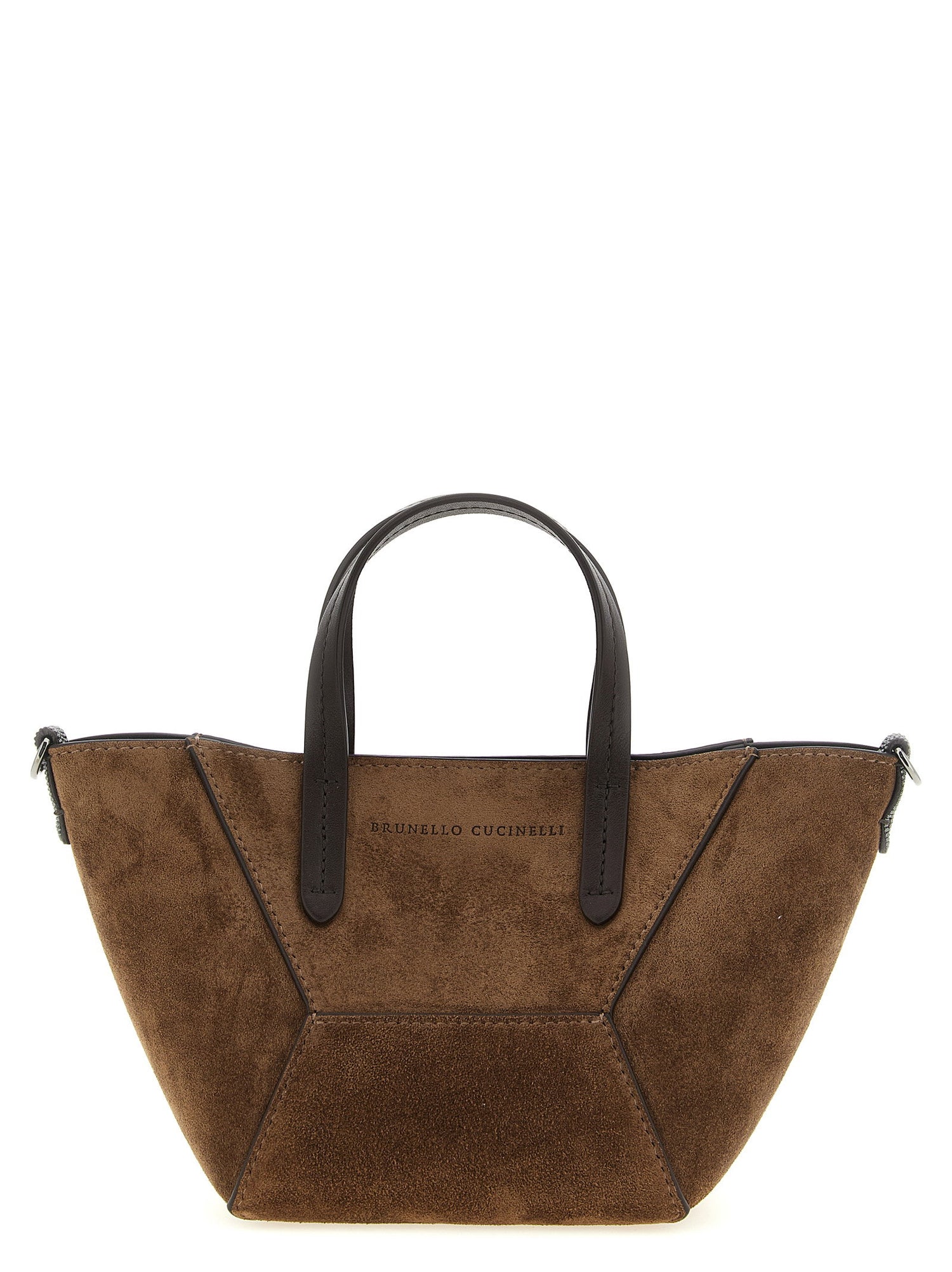 Brunello Cucinelli Bc Duo Mini Handbag Brown