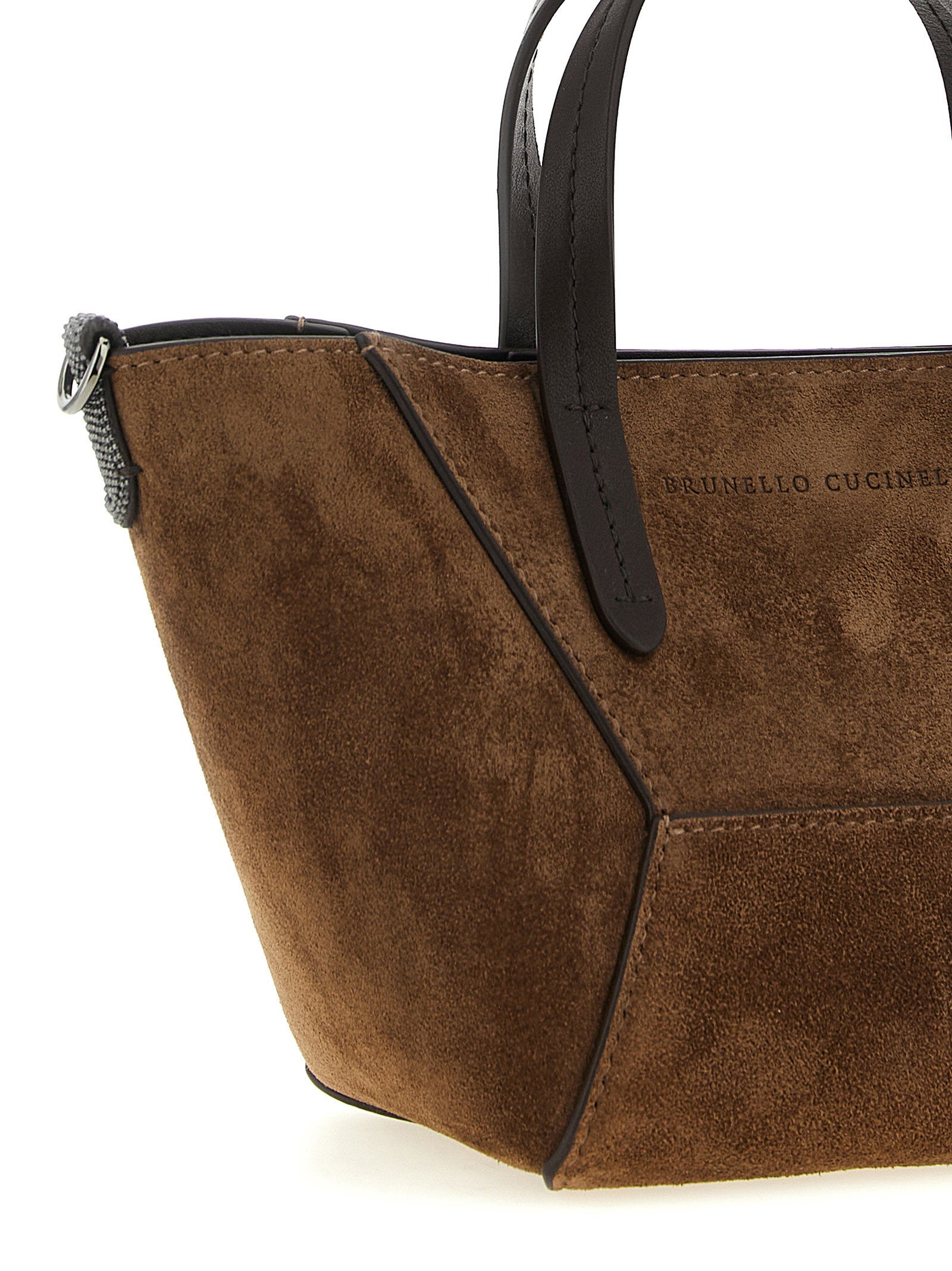 Brunello Cucinelli Bc Duo Mini Handbag Brown