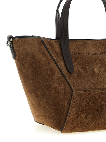 Brunello Cucinelli Bc Duo Mini Handbag Brown