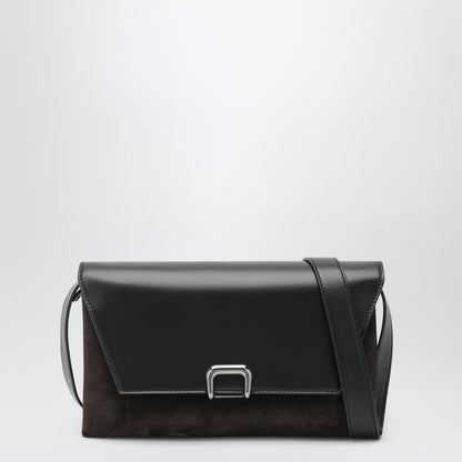 Brunello Cucinelli Sartorial Brown Suede and Calf Leather Shoulder Bag Brown