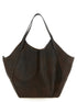 Brunello Cucinelli Reversible Lizard Effect Leather Duo Shopping Bag Brown