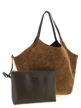 Brunello Cucinelli Reversible Lizard Effect Leather Duo Shopping Bag Brown
