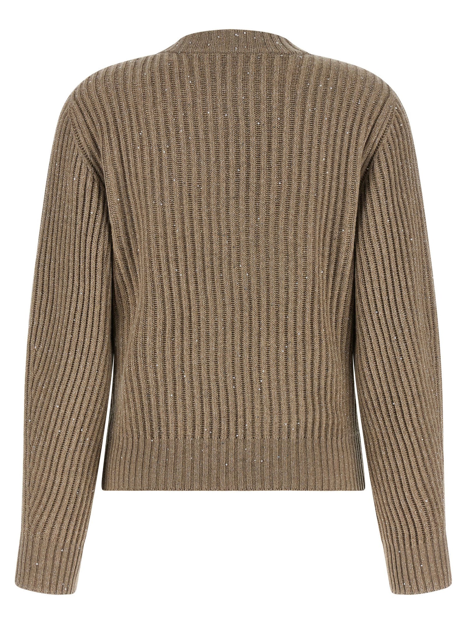Brunello Cucinelli Sparkling Sweater Beige