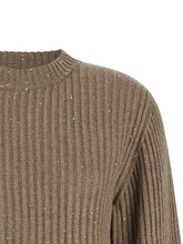 Brunello Cucinelli Sparkling Sweater Beige