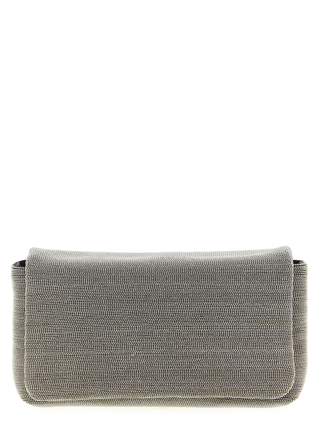 Brunello Cucinelli Monile Crossbody Bag Silver
