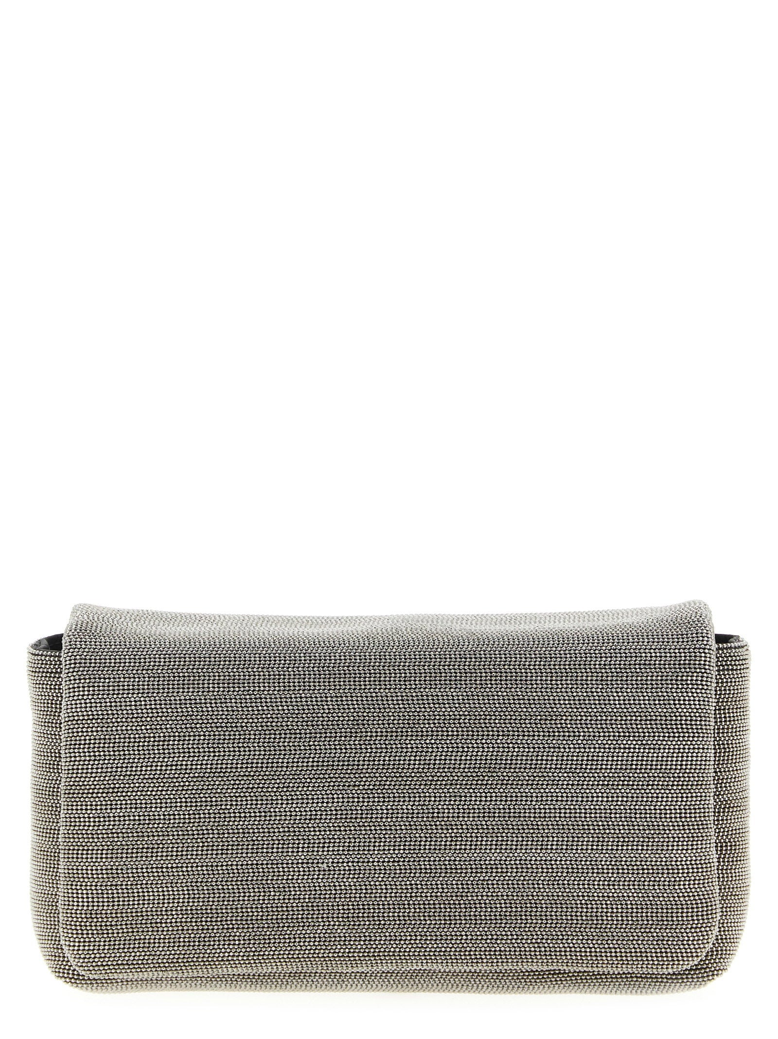 Brunello Cucinelli Monile Crossbody Bag Silver