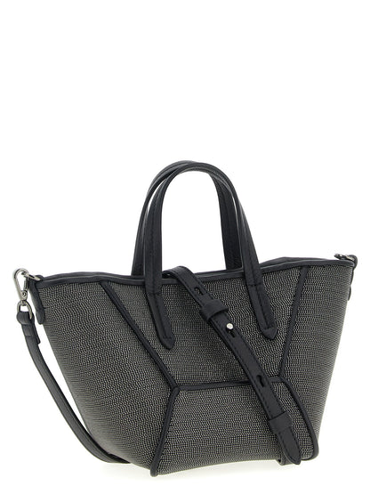 Brunello Cucinelli Bc Duo Mini Precious Handbag Black