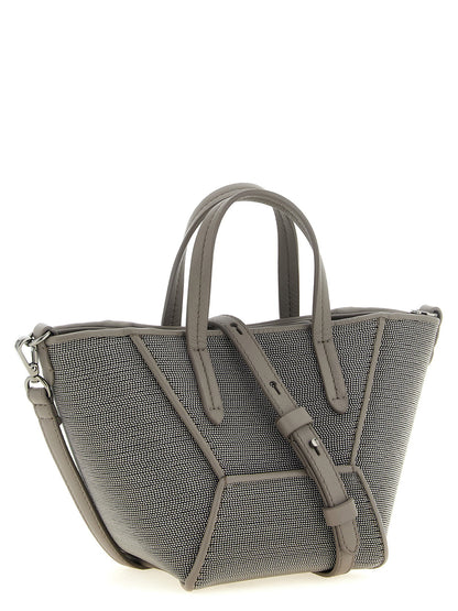 Brunello Cucinelli Bc Duo Mini Precious Handbag Gray