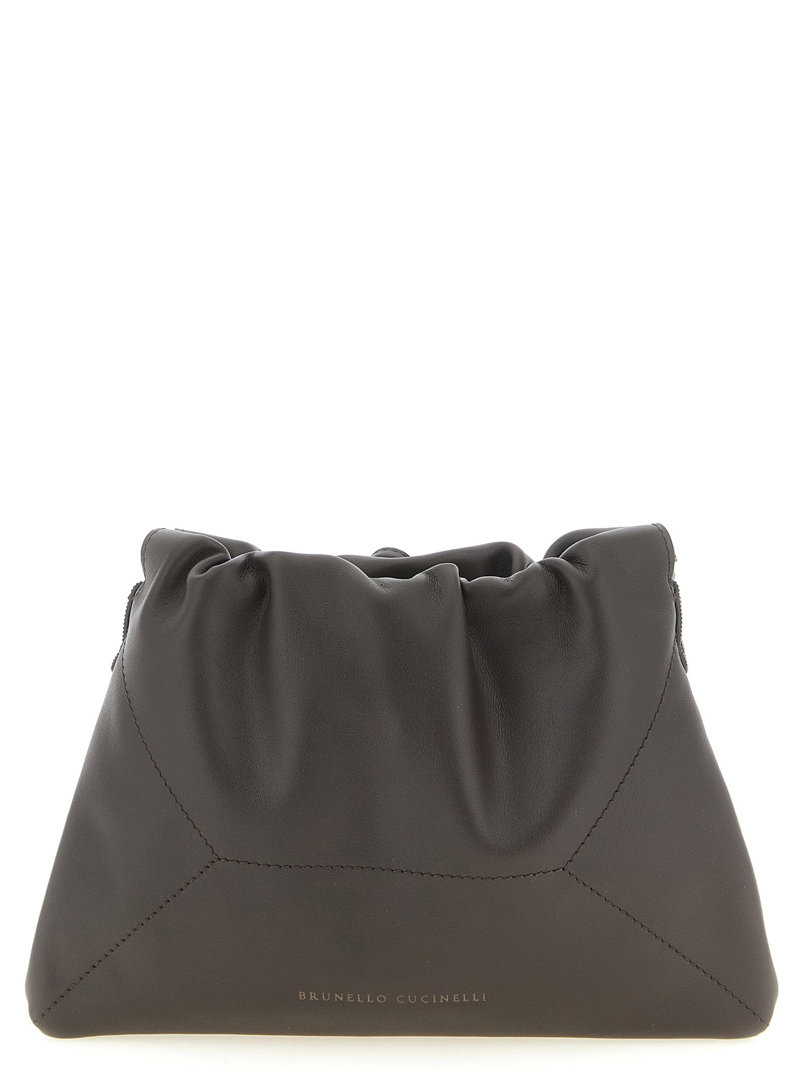 Brunello Cucinelli Bc Duo Pouch Brown