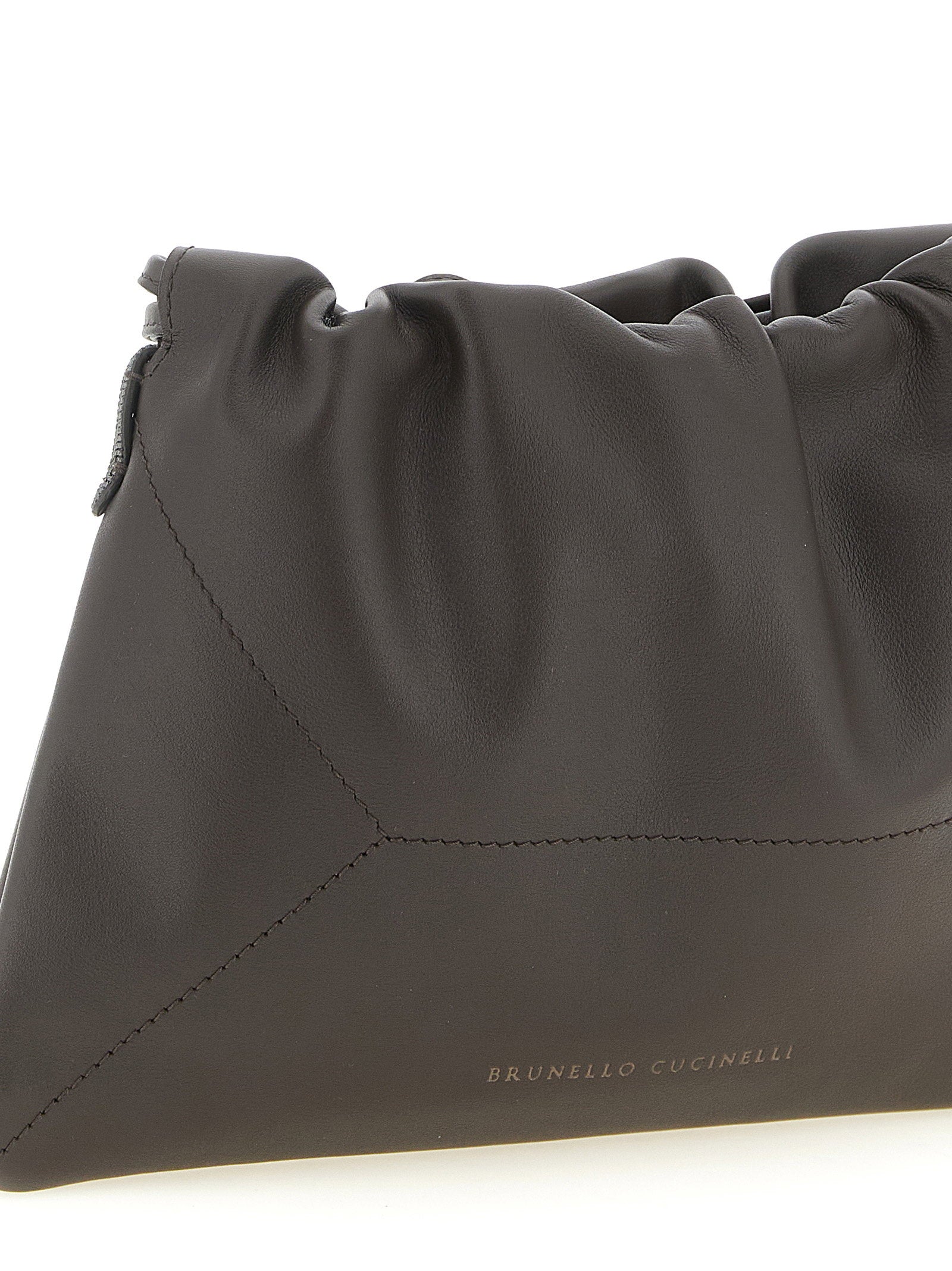 Brunello Cucinelli Bc Duo Pouch Brown