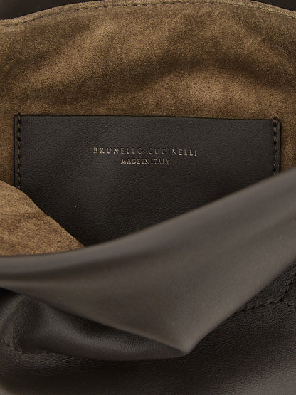 Brunello Cucinelli Bc Duo Pouch Brown