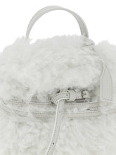 Moschino Tie Me Small Handbag White