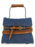 Moschino Regular Tie Me Handbag Blue