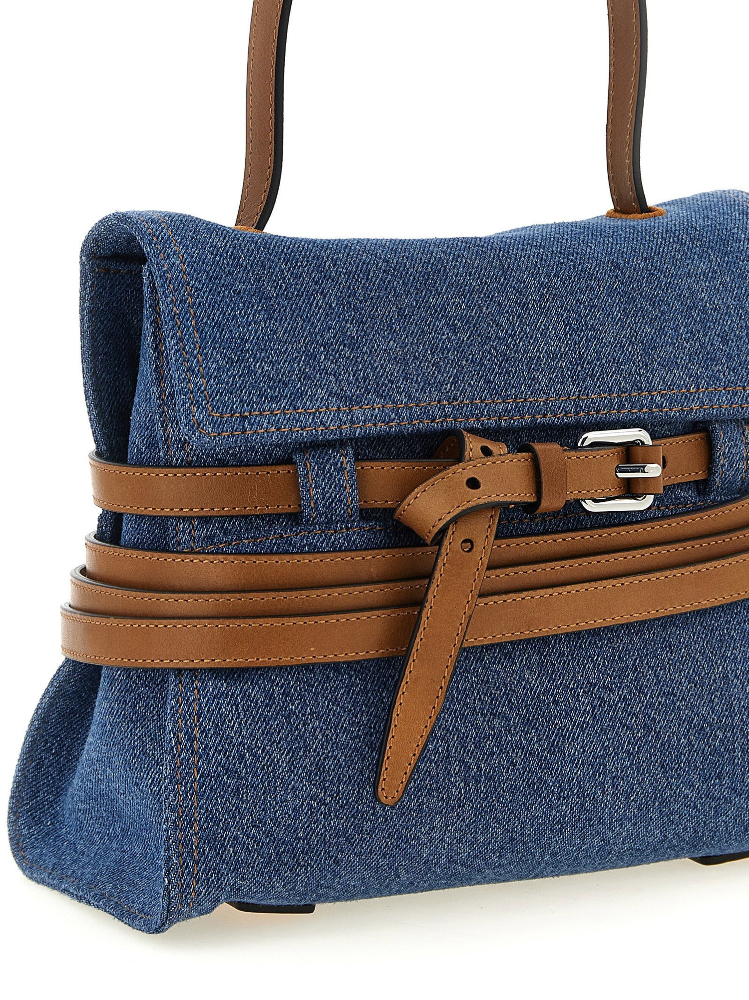 Moschino Regular Tie Me Handbag Blue