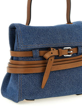 Moschino Regular Tie Me Handbag Blue