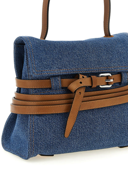 Moschino Regular Tie Me Handbag Blue