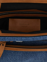 Moschino Tie Me Big Clutch Blue
