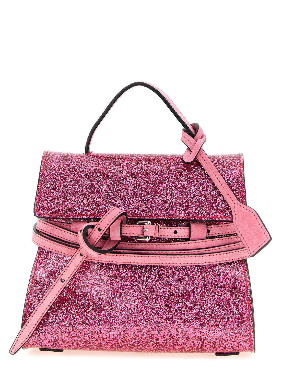 Moschino Tie Me Small Handbag Pink