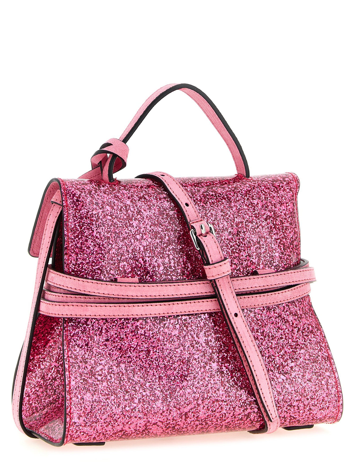 Moschino Tie Me Small Handbag Pink
