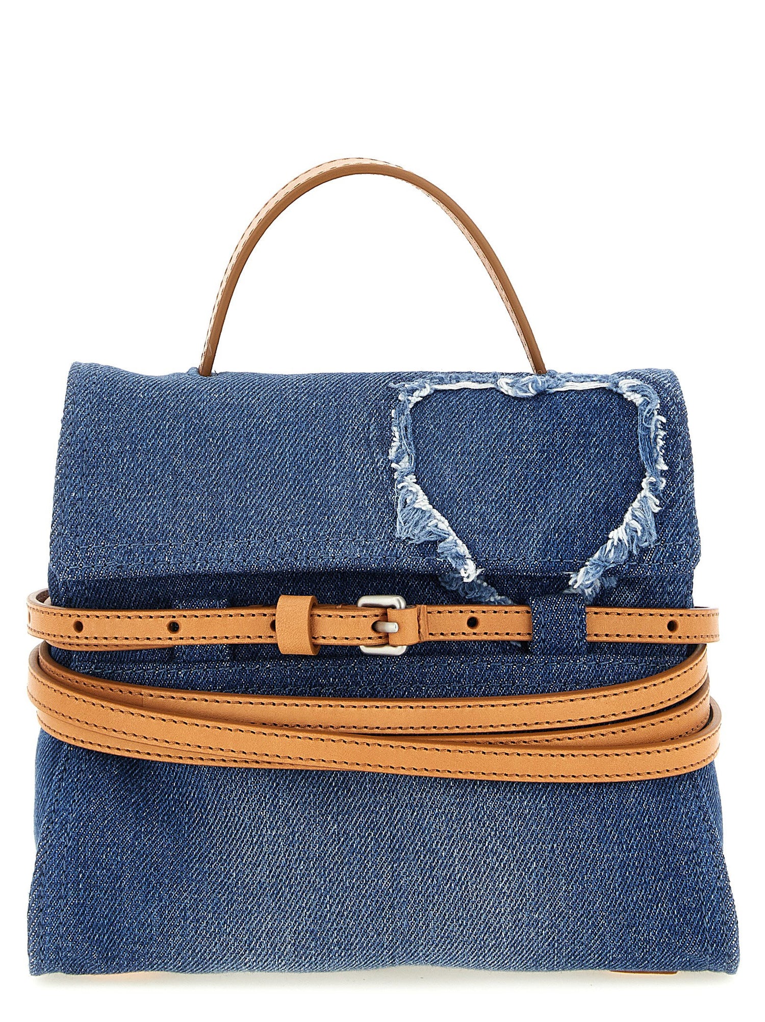 Moschino Tie Me Handbag Blue