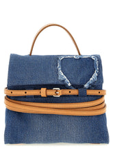Moschino Tie Me Handbag Blue