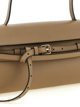 Moschino Tie Me Shoulder Bag Beige