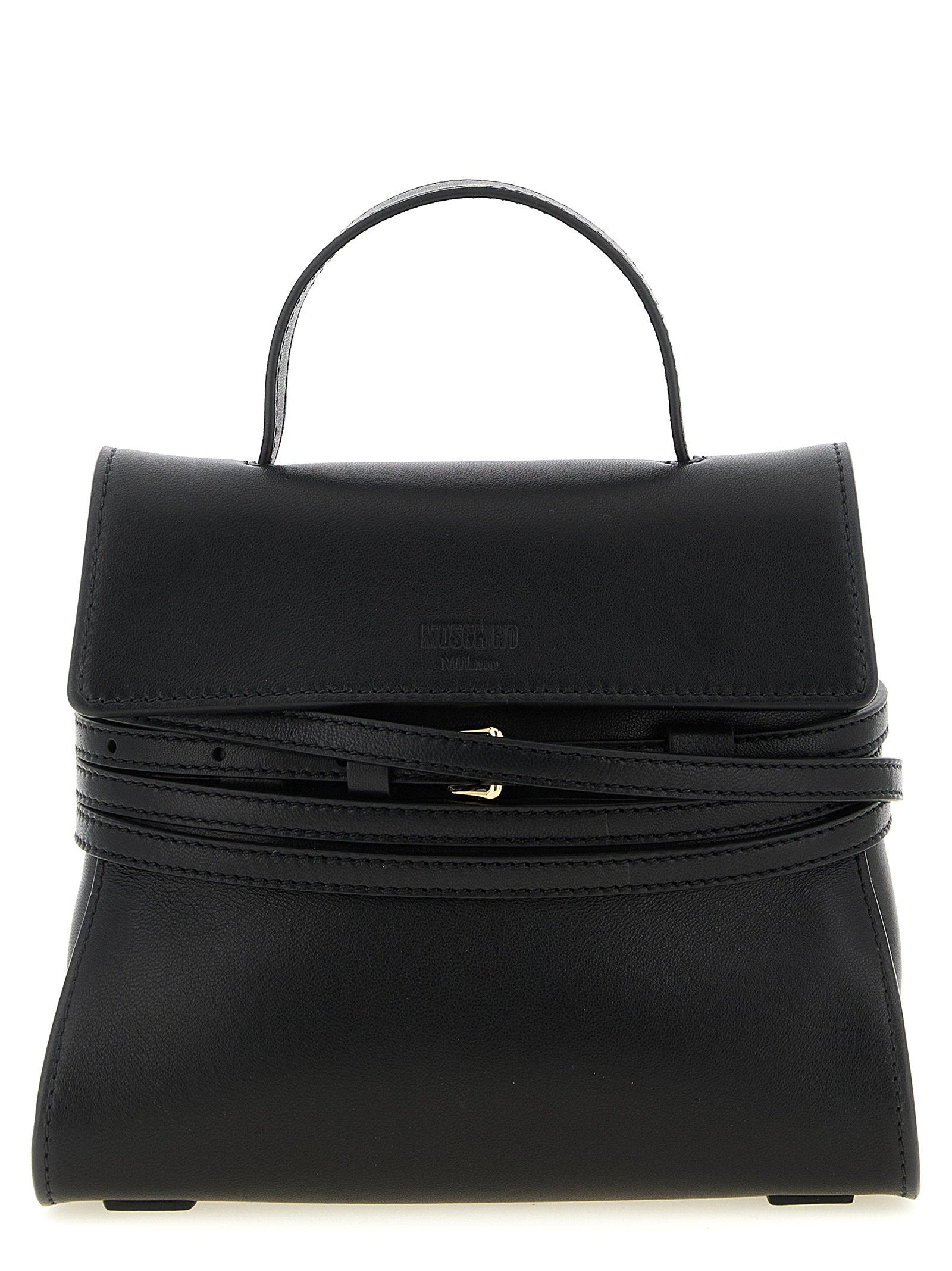 Moschino Tie Me Handbag Black