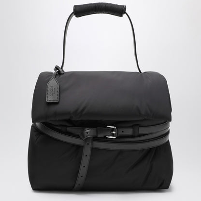 Moschino Medium Tie Me Shoulder Bag Black