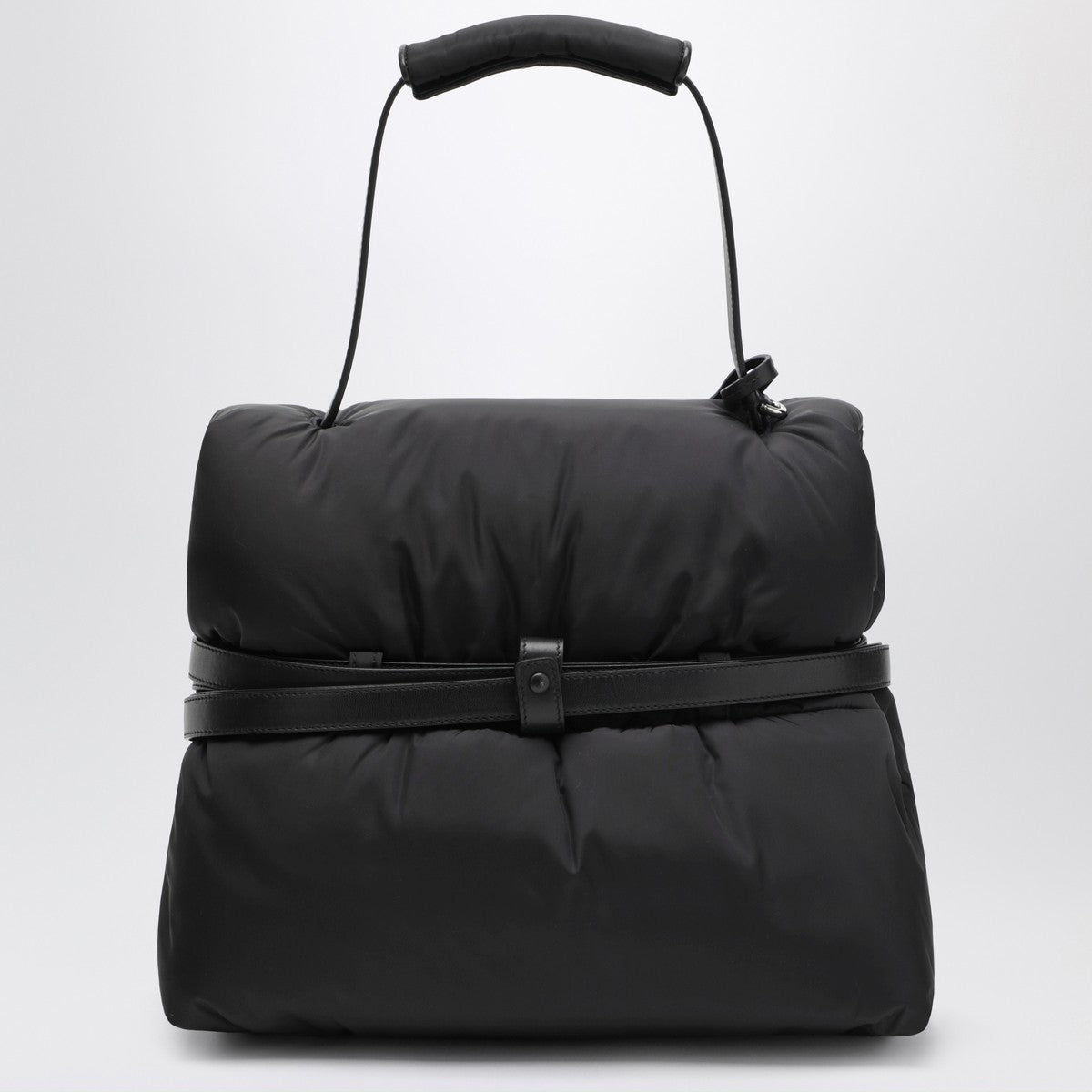 Moschino Medium Tie Me Shoulder Bag Black