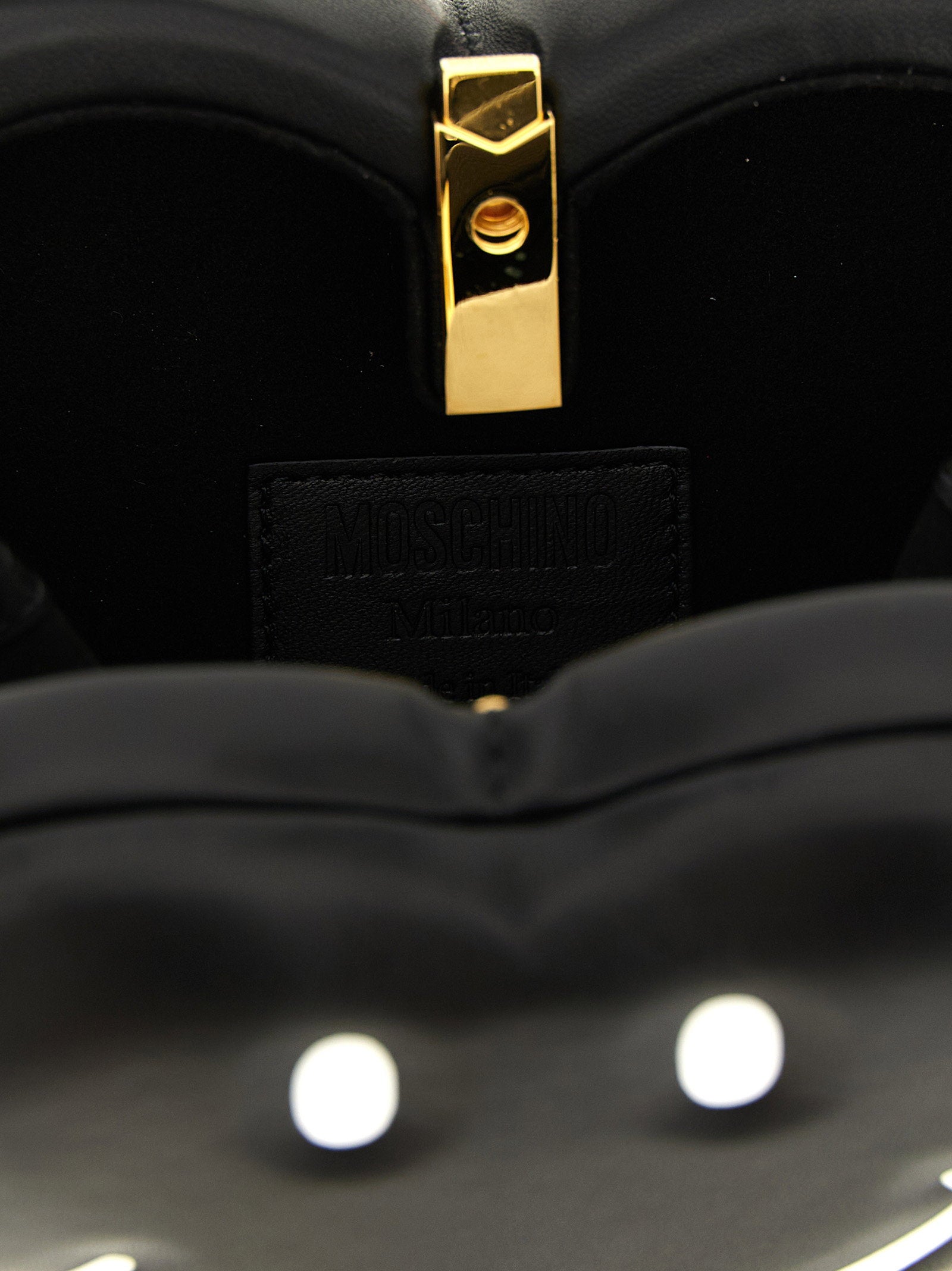Moschino Love Me Handbag Black