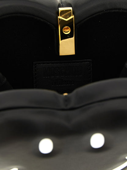 Moschino Love Me Handbag Black
