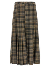 Brunello Cucinelli Tartan Skirt Brown