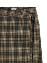 Brunello Cucinelli Tartan Skirt Brown