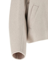 Brunello Cucinelli Cropped Coat Gray