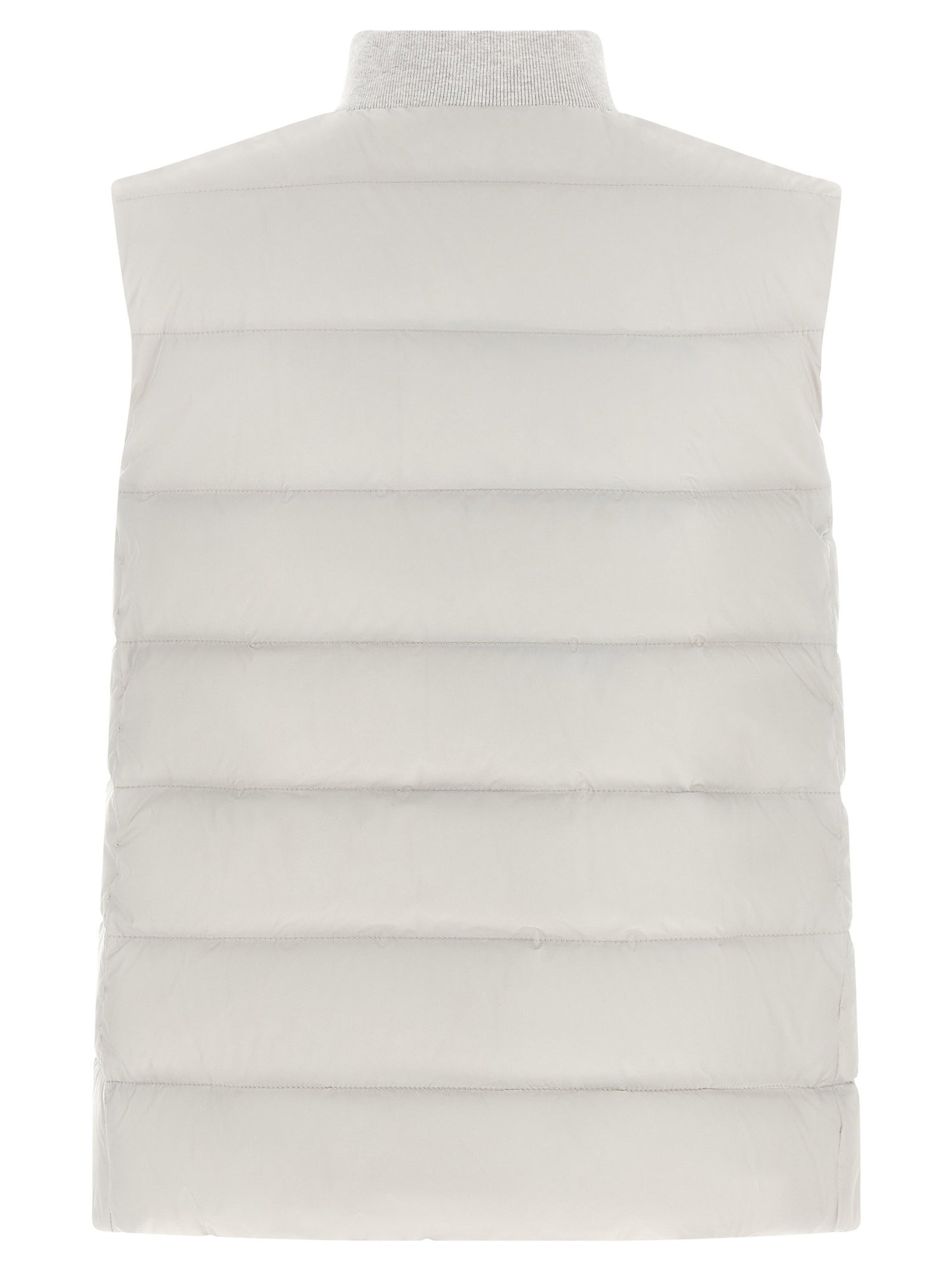 Brunello Cucinelli Heraldic Patch Vest Gray