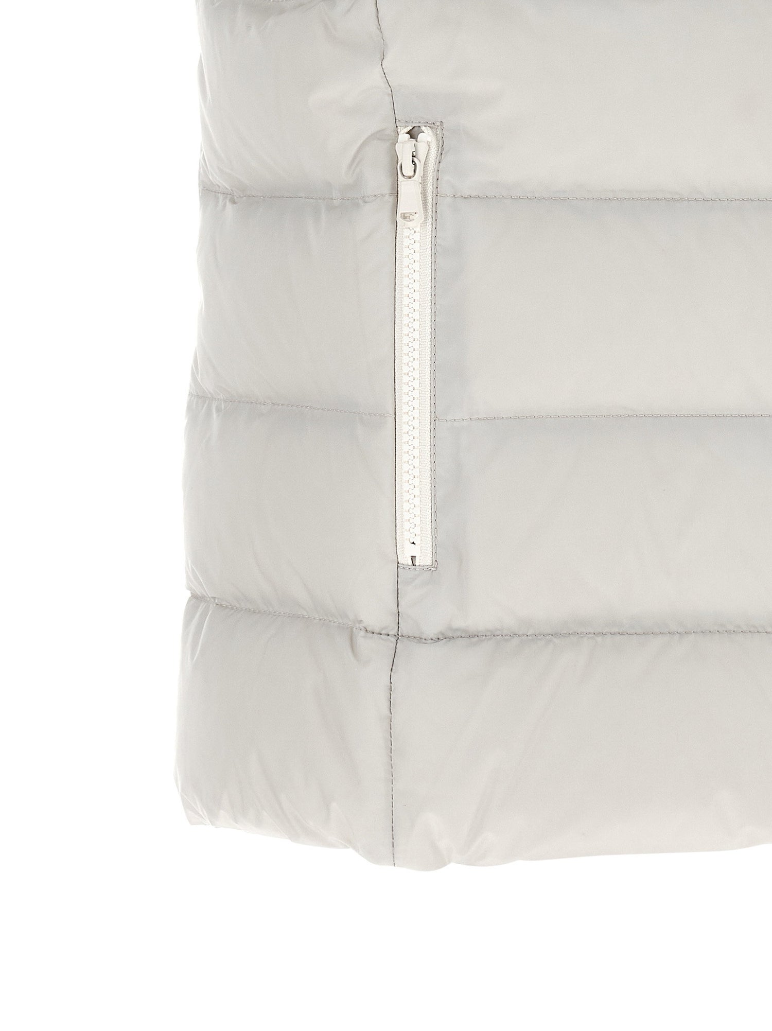 Brunello Cucinelli Heraldic Patch Vest Gray