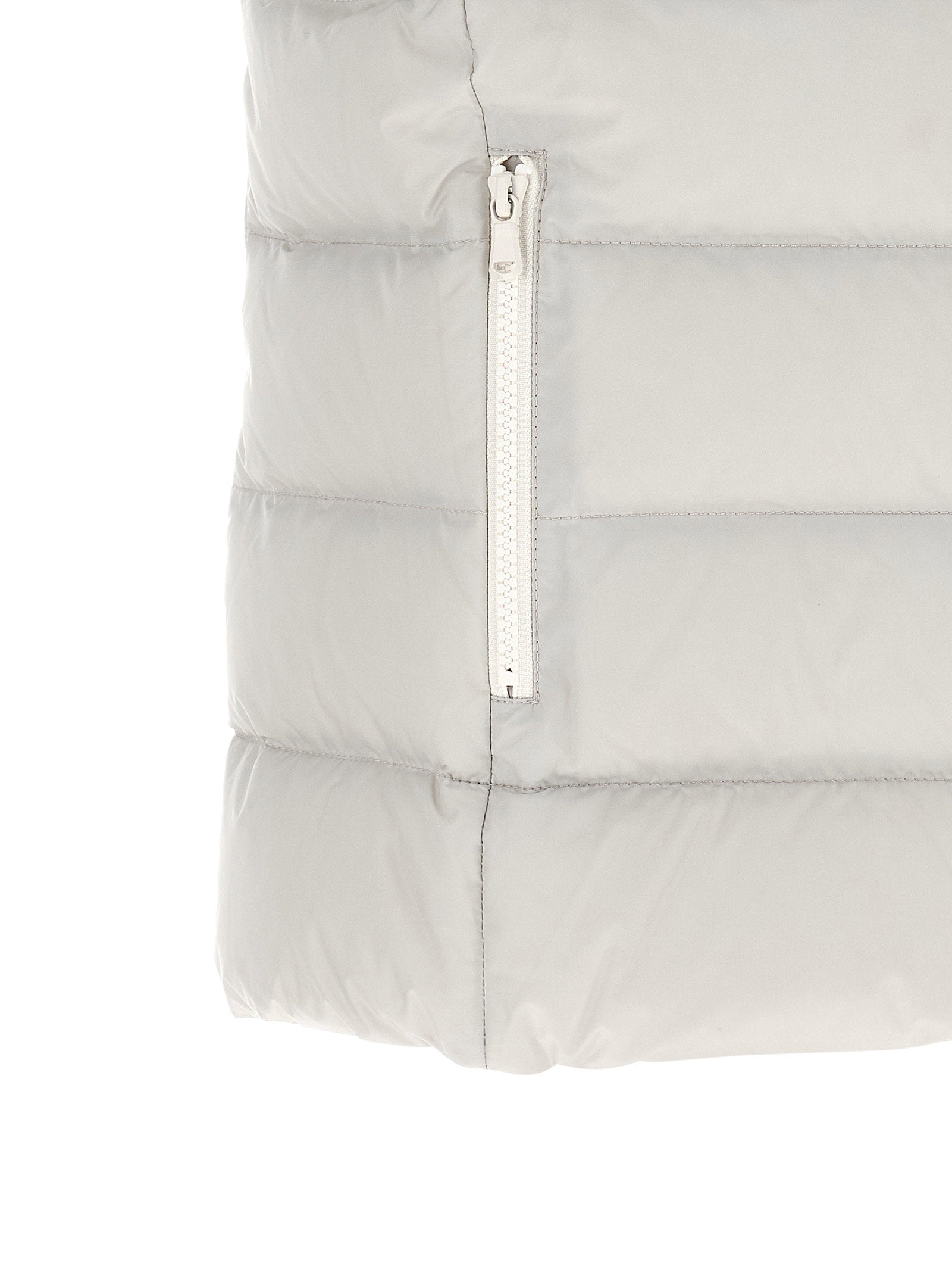 Brunello Cucinelli Heraldic Patch Vest Gray