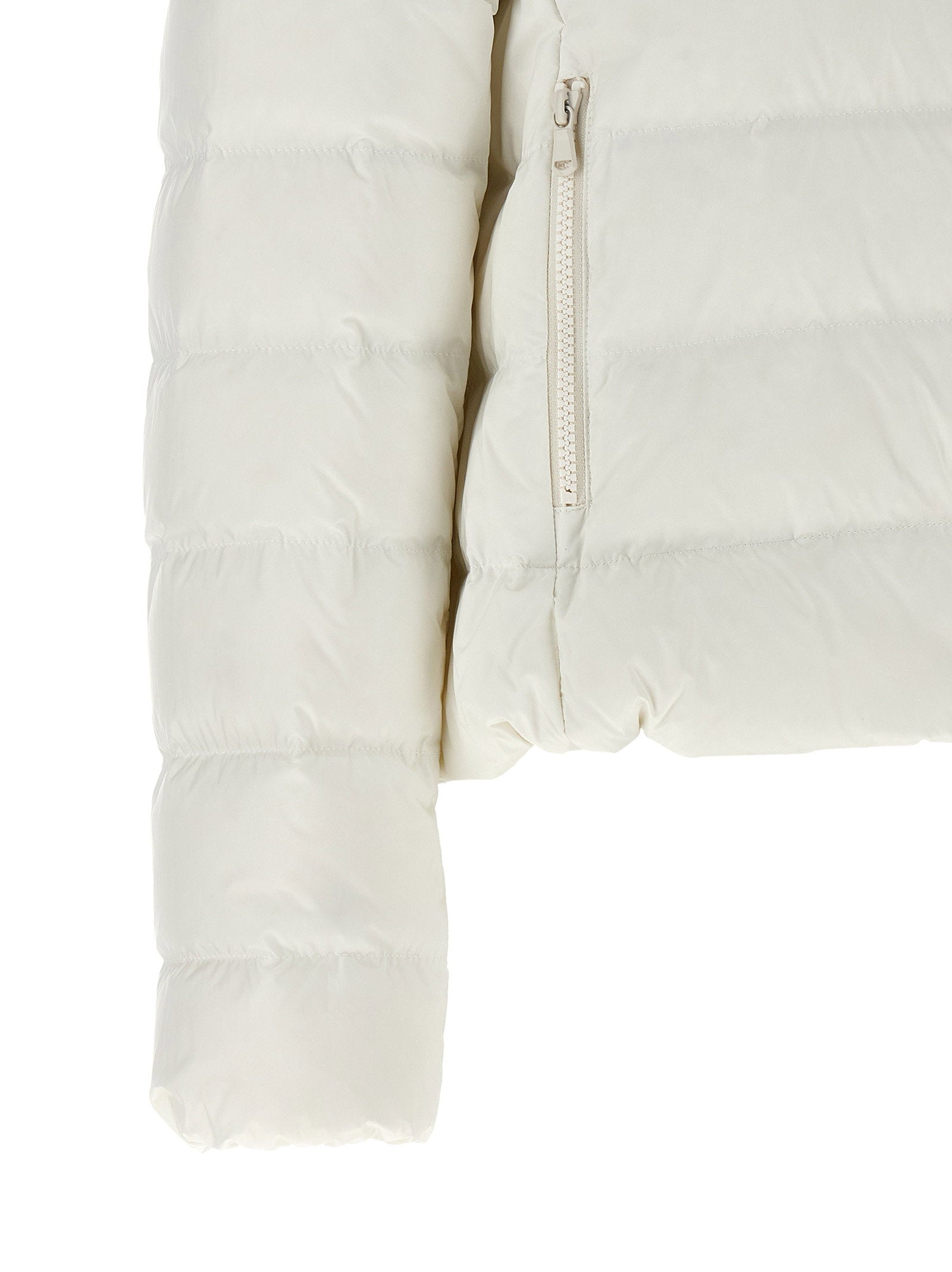 Brunello Cucinelli Heraldic Coat Of Arms Down Jacket White