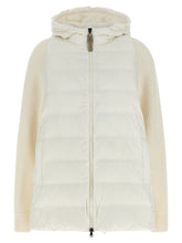 Brunello Cucinelli Shiny Zipper Pull Down Jacket White