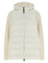 Brunello Cucinelli Shiny Zipper Pull Down Jacket White