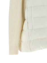 Brunello Cucinelli Shiny Zipper Pull Down Jacket White