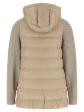 Brunello Cucinelli Shiny Zipper Pull Down Jacket Beige